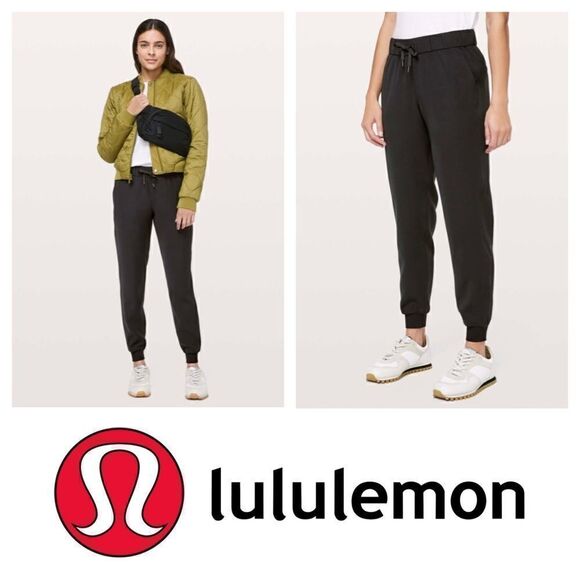 Lululemon On The Fly Jogger Woven Black - Picture 1 of 15